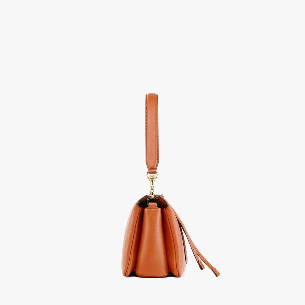 MCM MODE TRAVIA SHOULDER BAG IN BOMBAY BROWN SPANISH CALF LEATHER - Picture 3 of 6